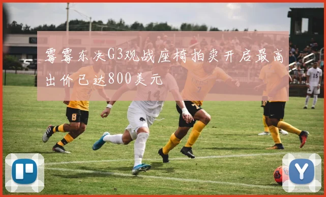 霉霉东决G3观战座椅拍卖开启最高出价已达800美元